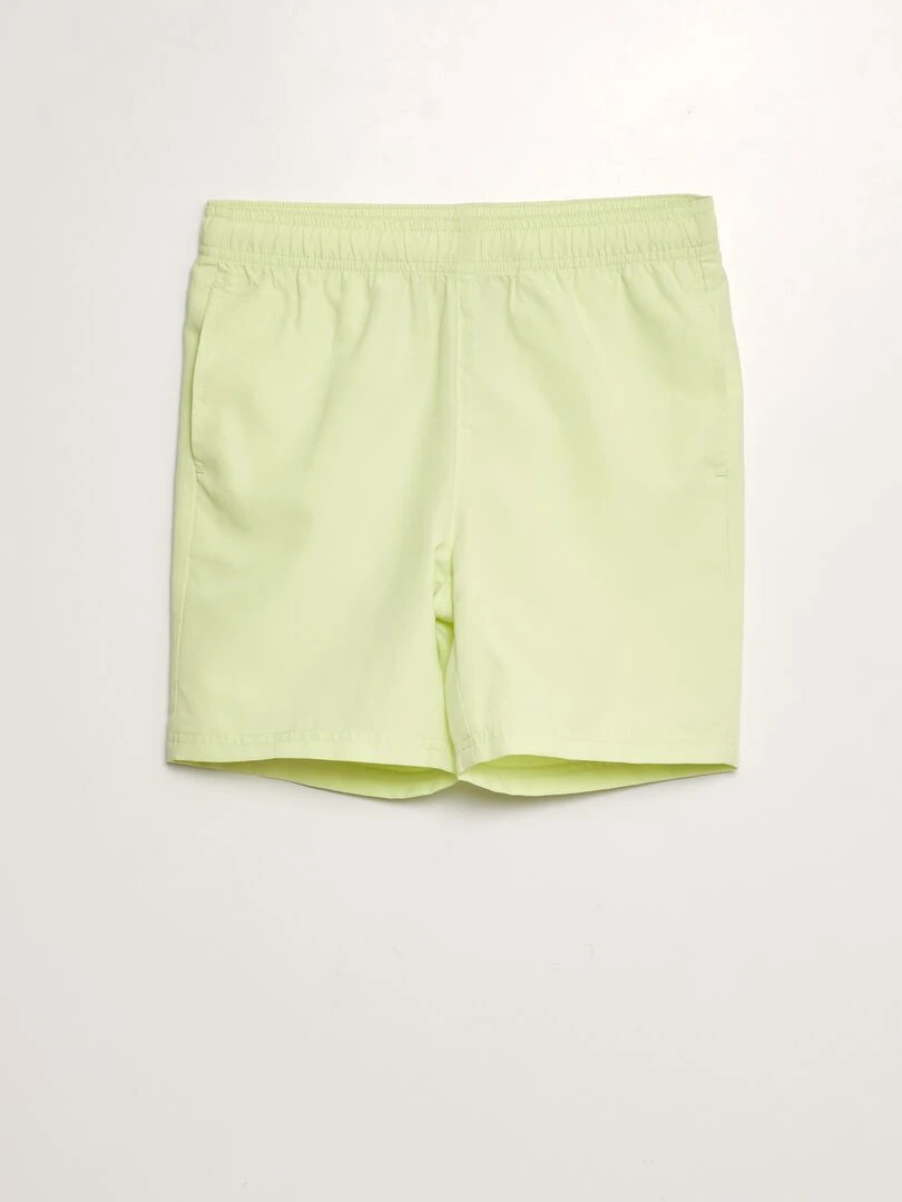 Short de foot Jaune
