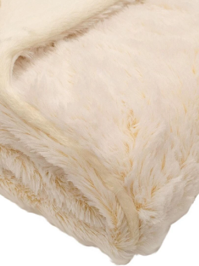 Couverture snow doublée Microdoux Ecru