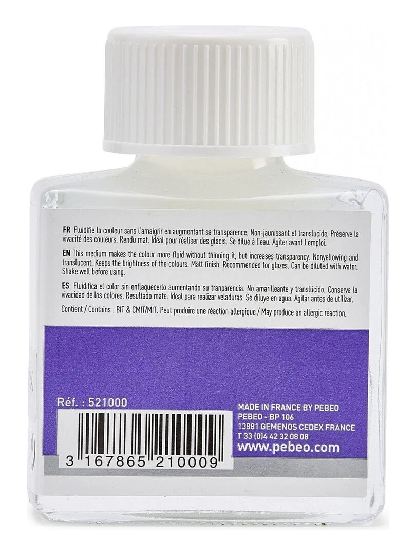 Médium acrylique mat pour peinture   75 ml   N/A