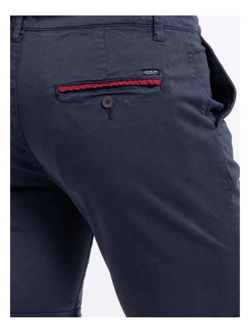 Bermuda chino BERKLARO   Bleu marine