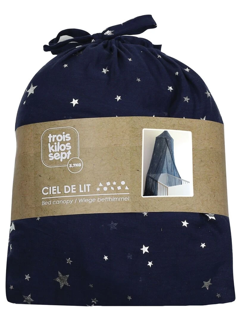 Ciel De Lit Bleu Marine (260 Cm)   Bleu