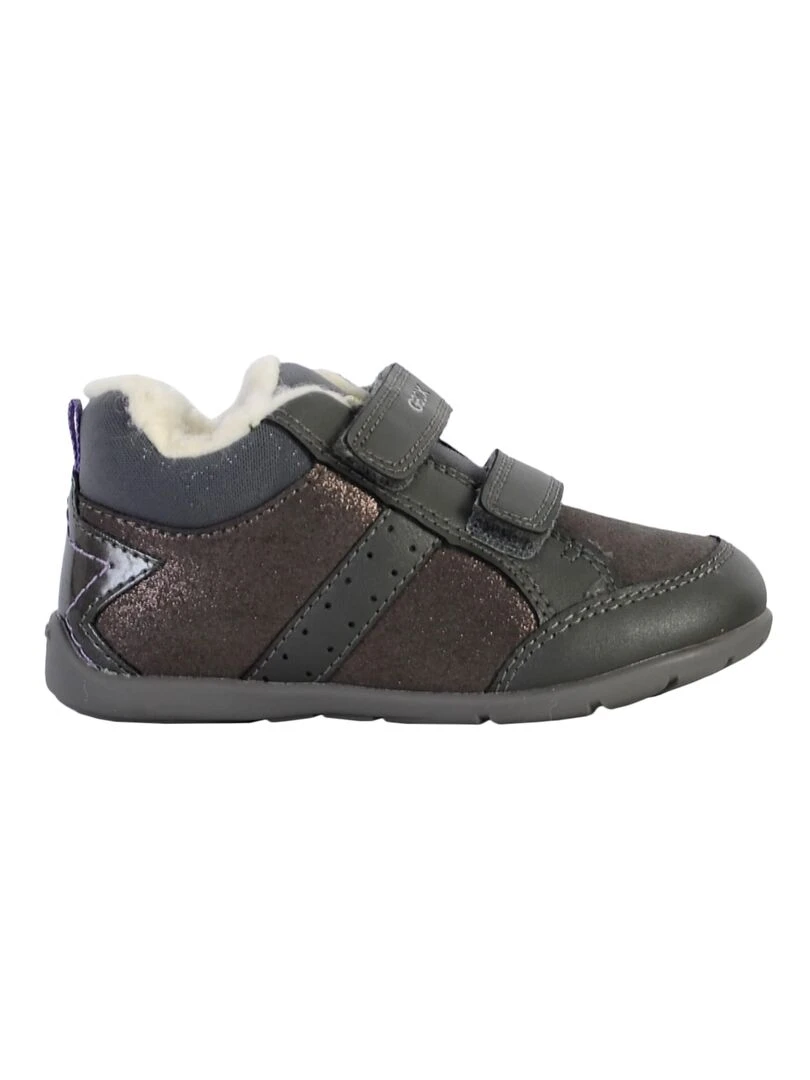 Basket Enfant Geox Elthan Fille Gris