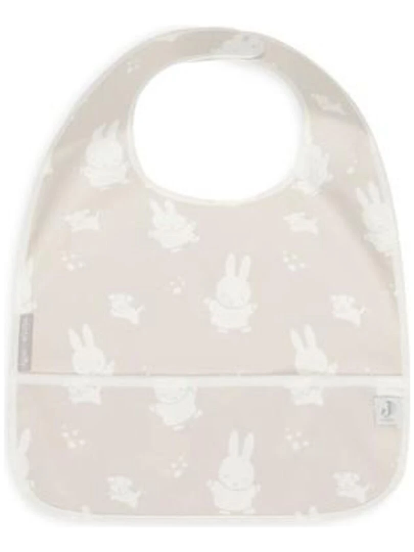 Bavoir imperméable MiffySnuffy Nougat (2pcs)   Jollein   Beige sable
