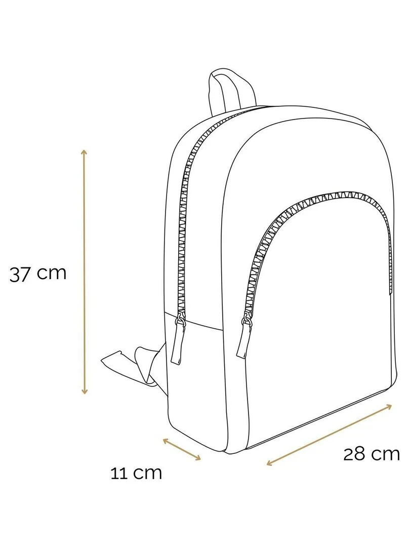 BAGTROTTER Sac à dos 37 cm avec poche La Reine des Neiges / Frozen Bleu   Bleu