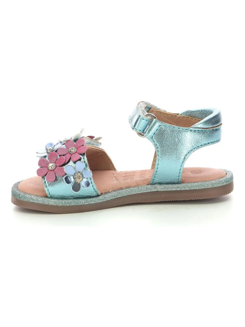 Sandales Cuir Parlotte   Bleu