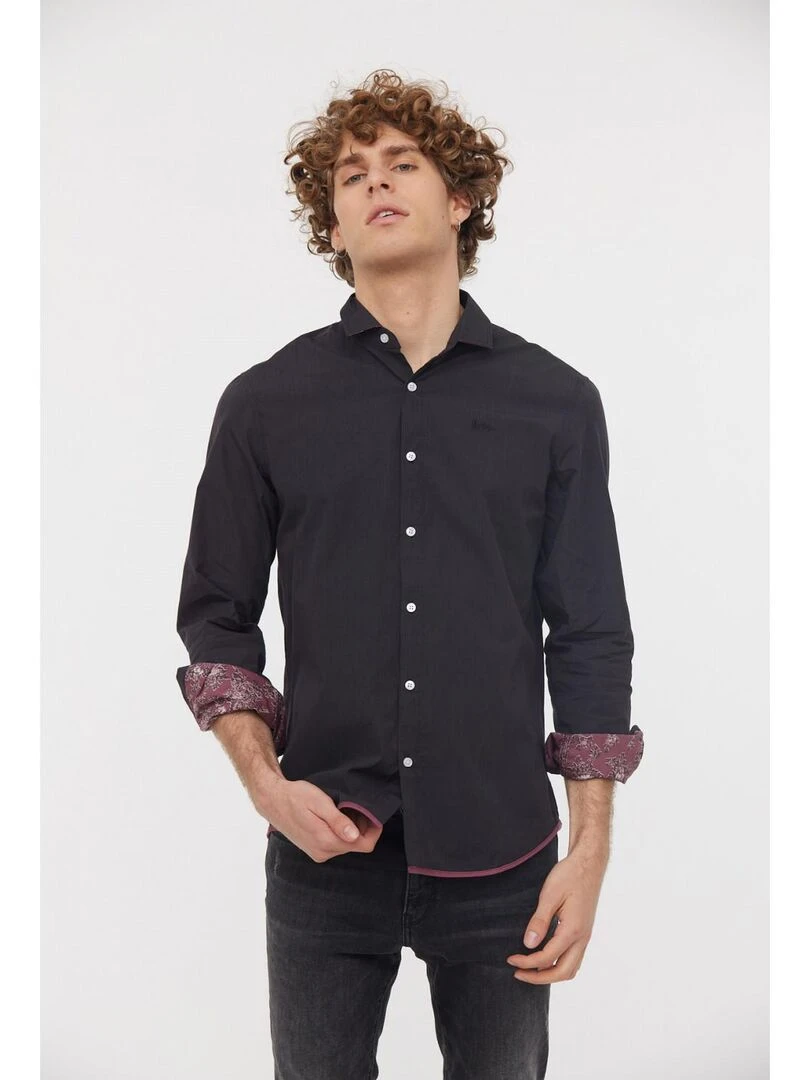 Lee Cooper Chemise manches longues coton regular DLEO Noir