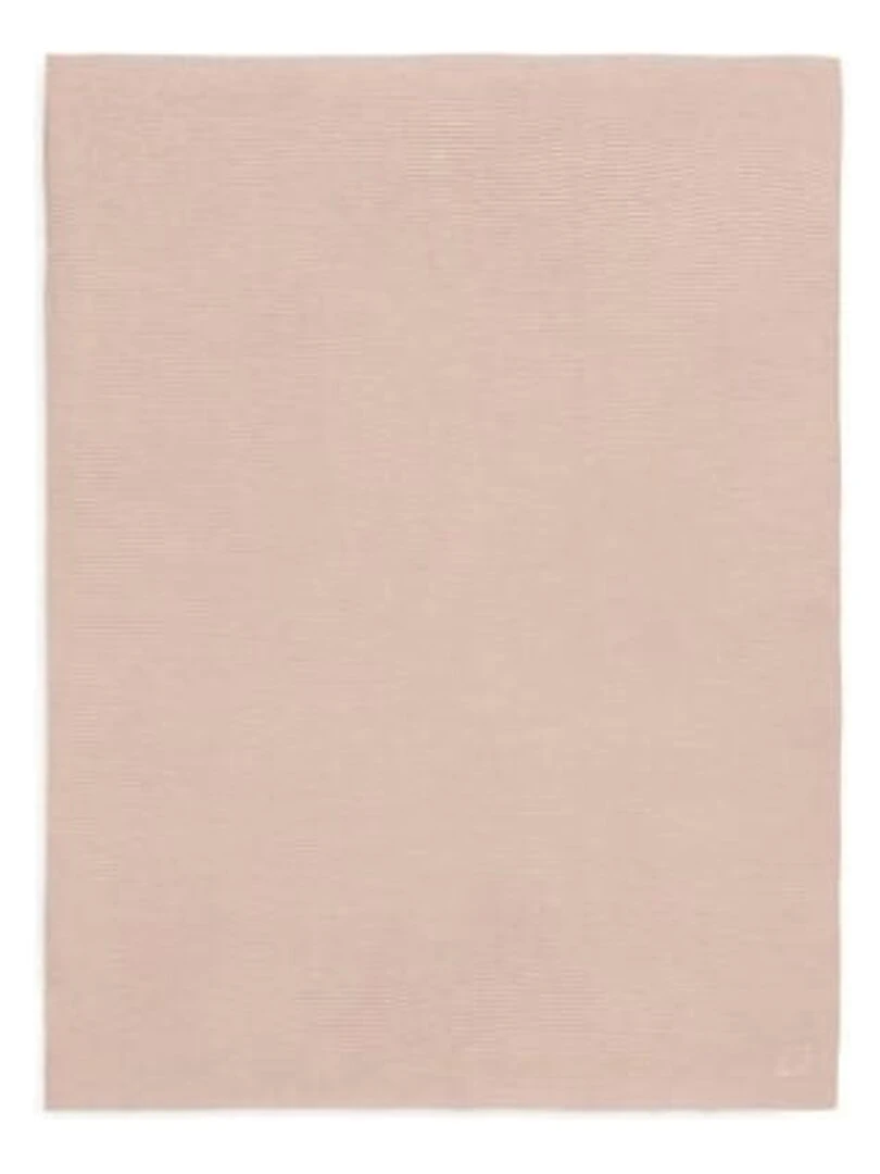 Couverture Berceau 75x100cm Basic knit Rose Sauvage   Jollein   Rose