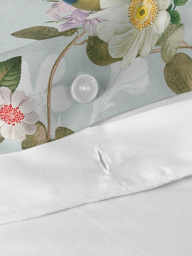 Housse de couette Garden party "Happyfriday"   Blanc