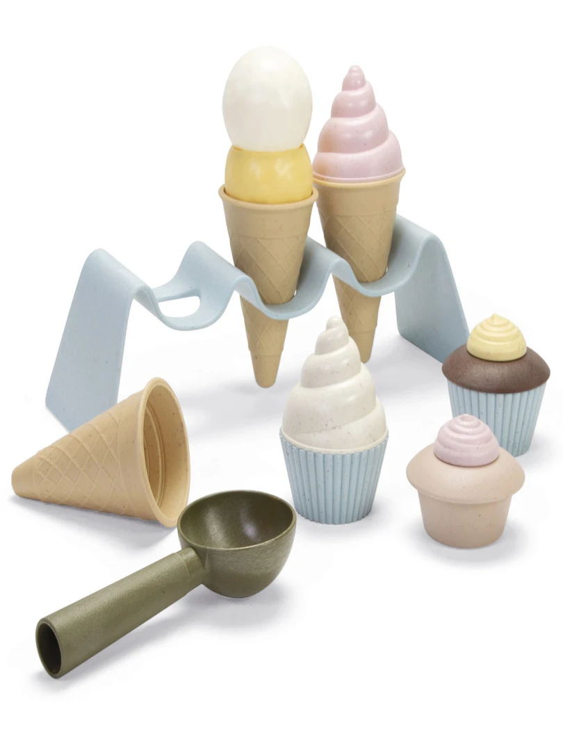 Jouet bioplastique Coffret de cupcake et crème glacée N/A