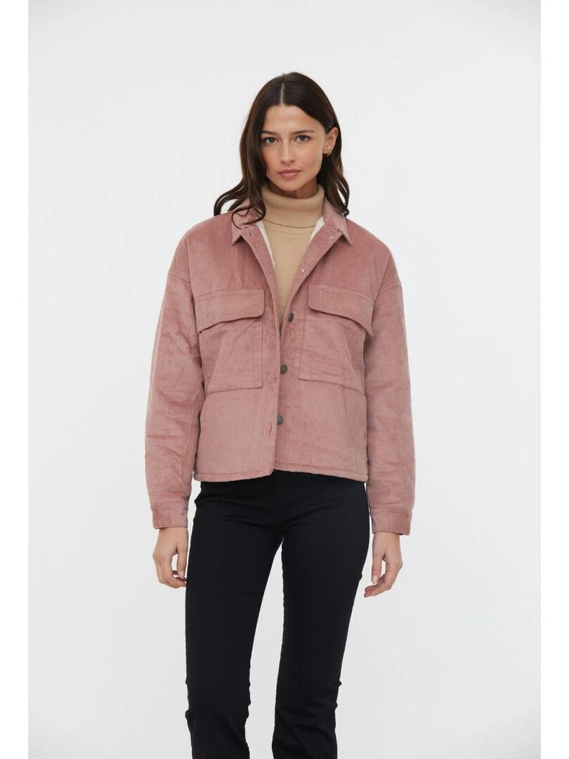 Lee Cooper Veste manches longues coton loose FIMA Vieux rose