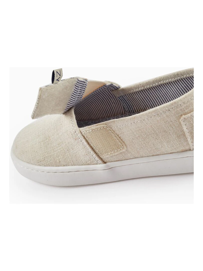 Espadrilles en tissu pour garçon  BROTHERS&SISTERS   Beige clair