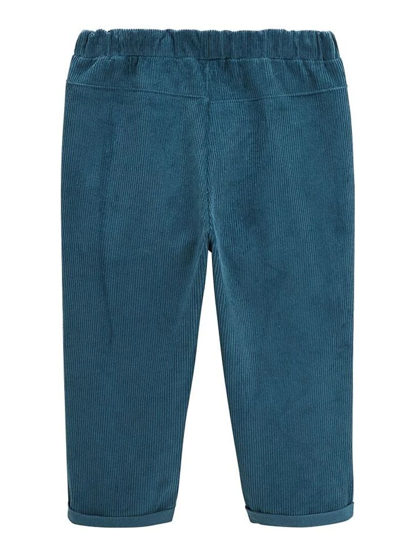 Pantalon bébé en velours côtelé Marceau Bleu