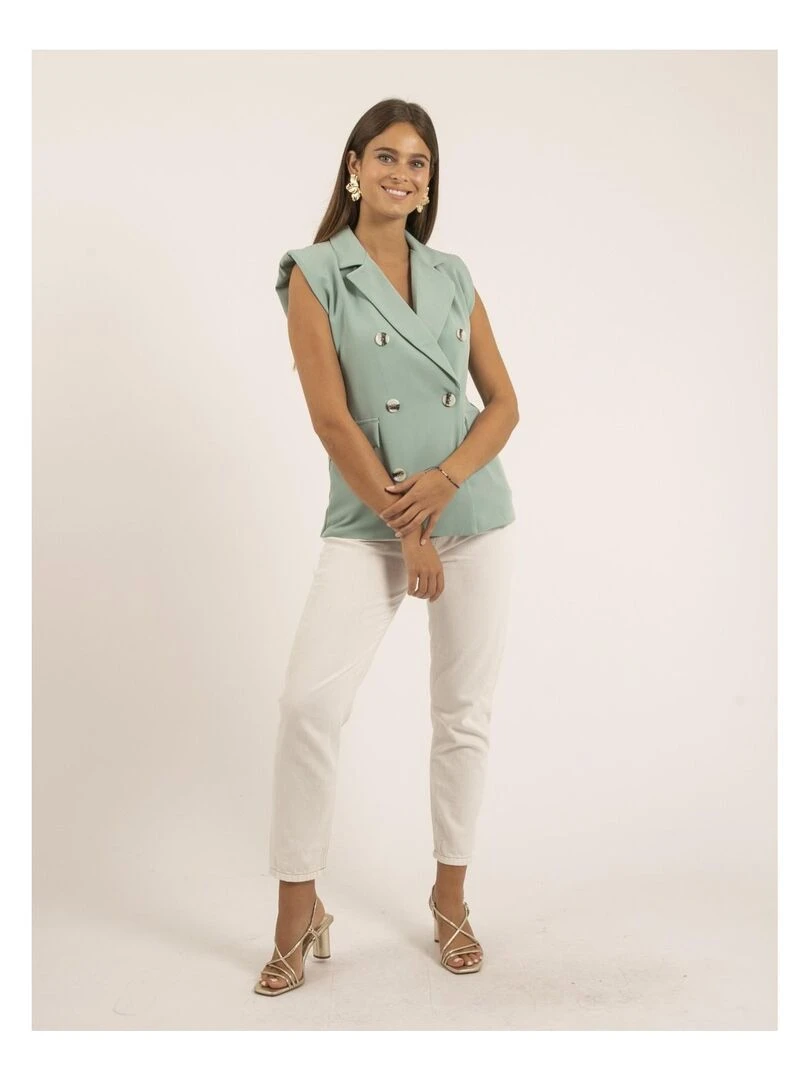 Blazer sans manches UVIDA   Vert d'eau