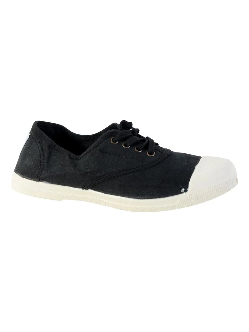 Tennis Lacet Natural World INGLES TINTADO ELAST. CORDONES 102 Noir