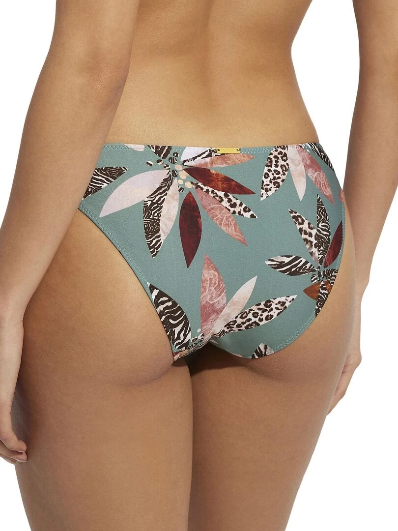 Bas maillot slip de bain taille basse Jamaica Vert