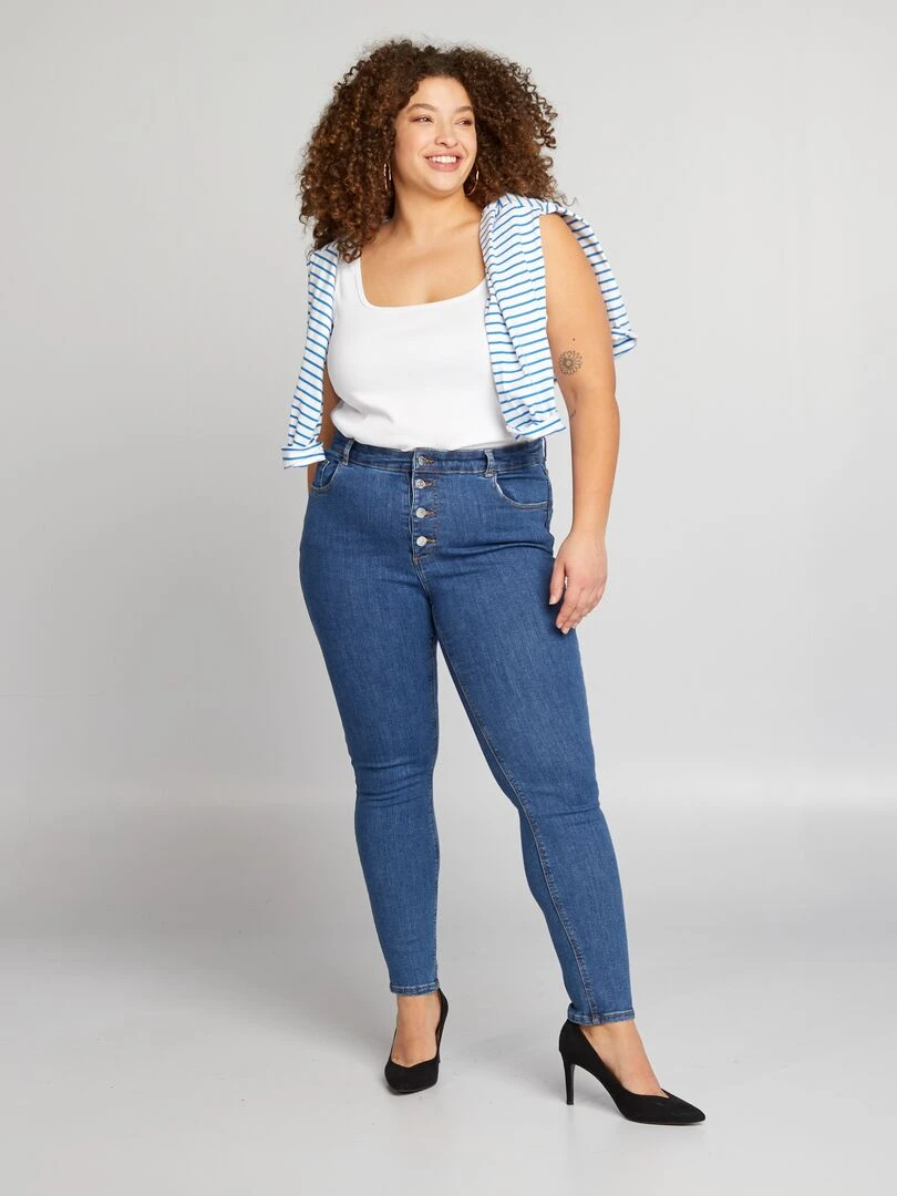 Jean skinny L28 Bleu
