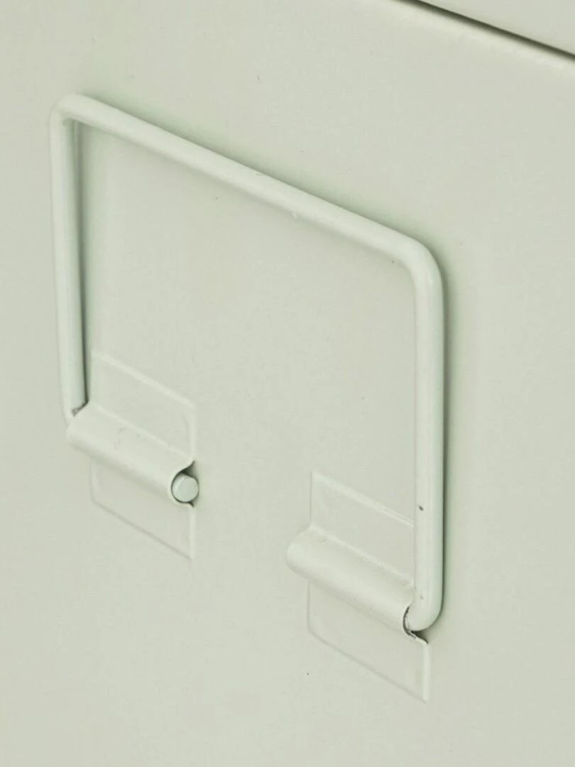 Lot de 2 cantines métal vert forme valise   Vert