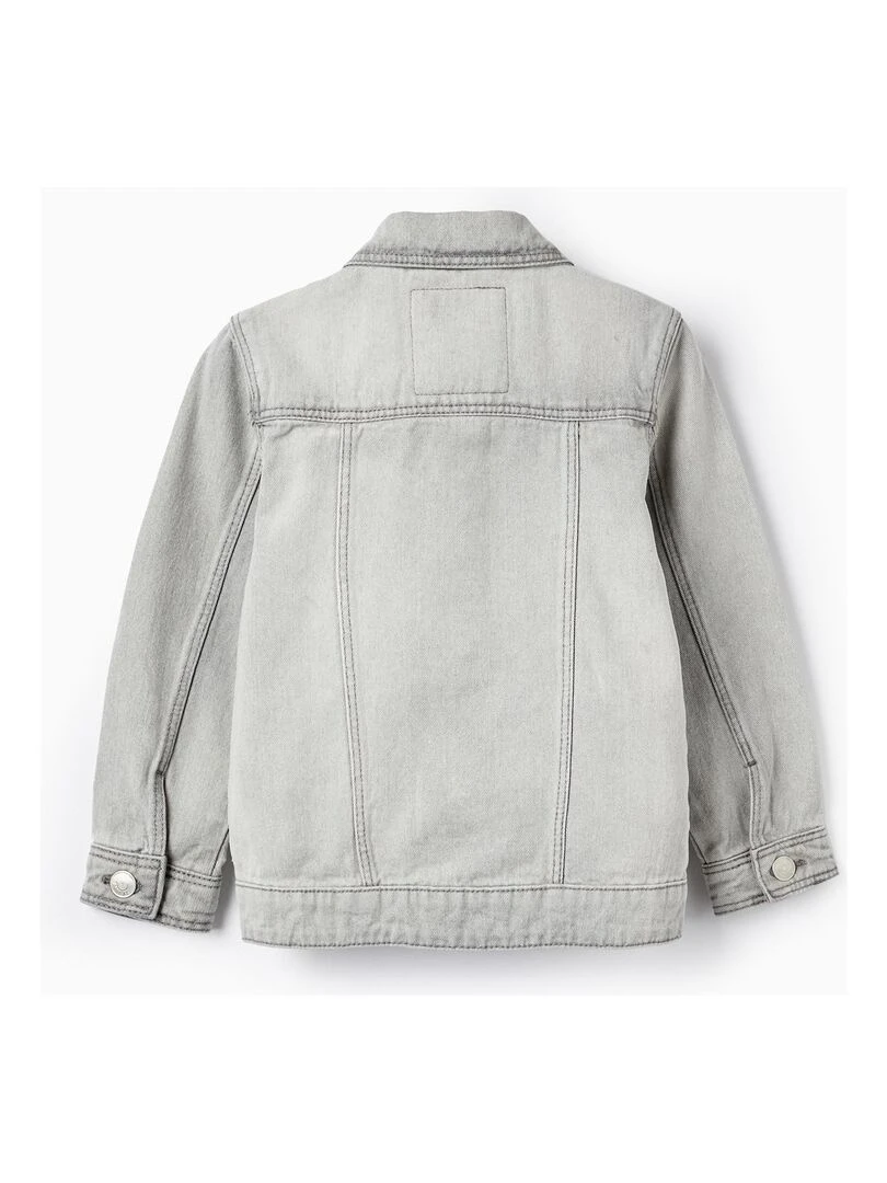 Veste en jean en coton pour garçon SICILIAN DAYS Vert