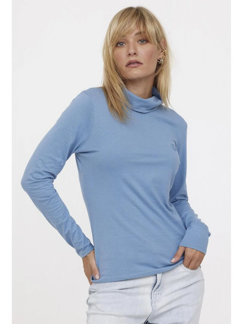 Lee Cooper Pull manches longues coton slim ASLI Gris Bleu