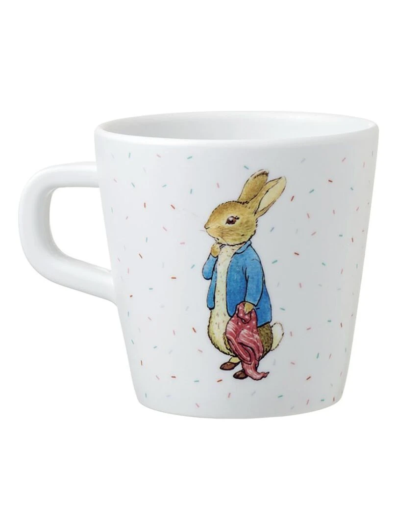 Tasse À Anse Pierre Lapin Blanc