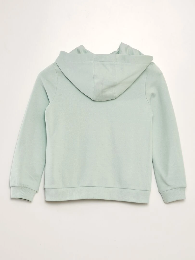 Sweat zippé à capuche So Easy bleu