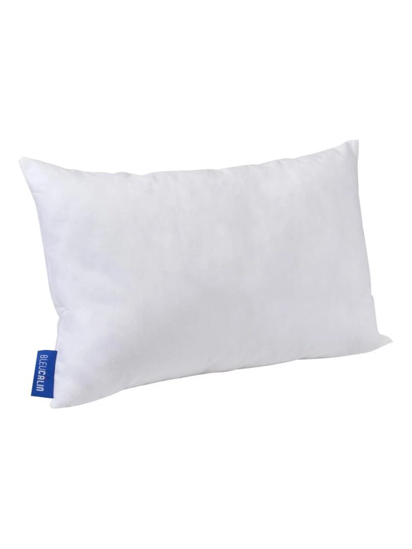 Bleu Câlin   Couette et oreiller bébé enveloppe coton bio   Blanc