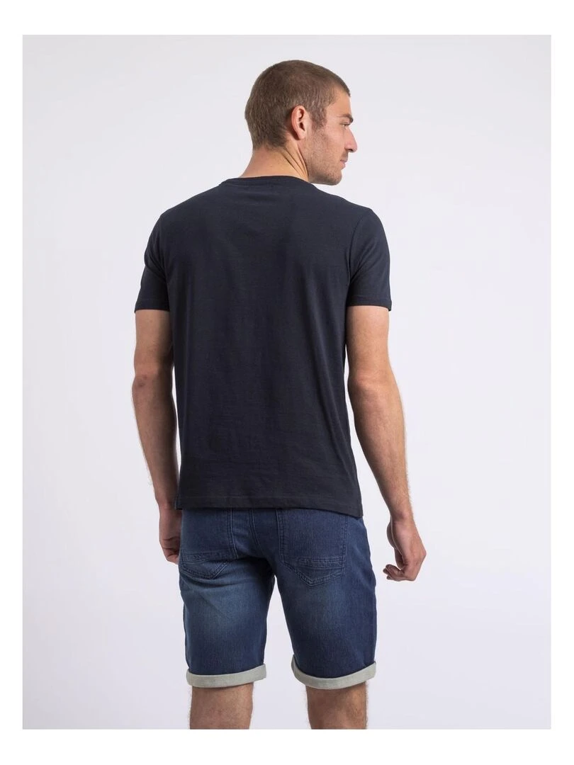 T shirt col rond NOUCAS Bleu marine