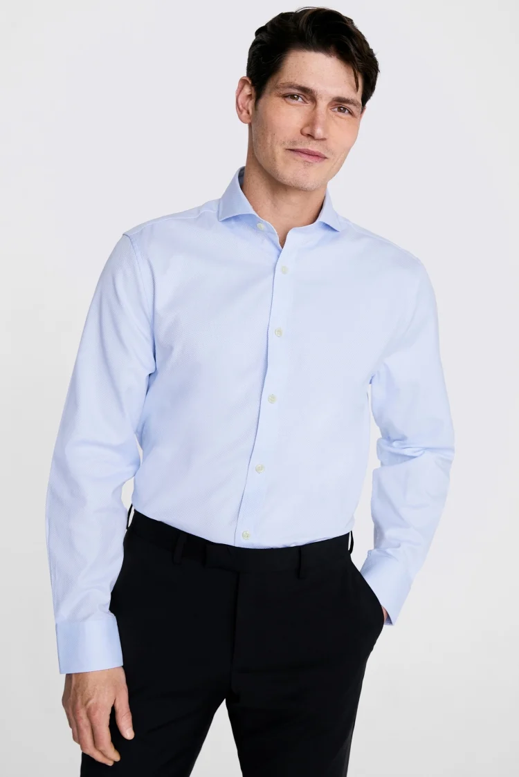 Regular Fit Sky Dobby Shirt Buy Online at Moss