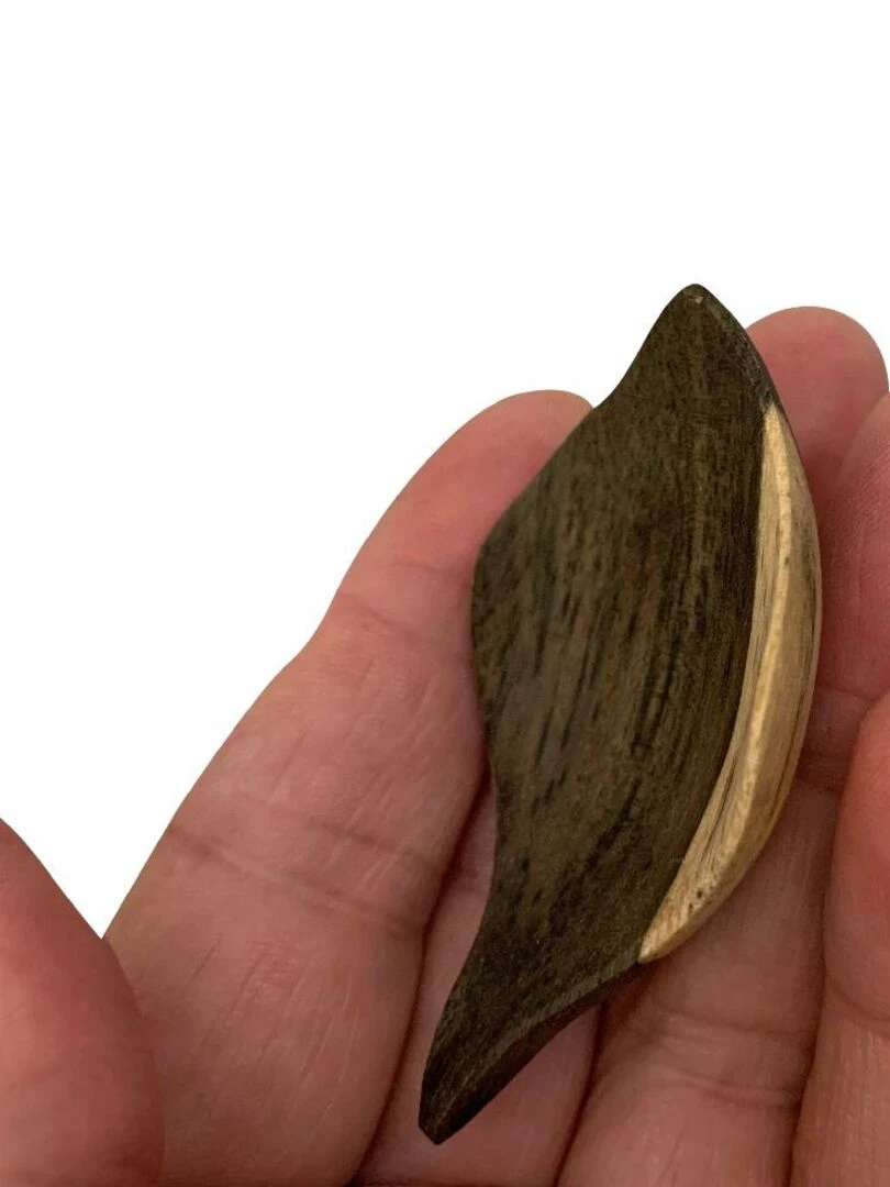 Mini feuilles en bois naturel   set de 6   N/A