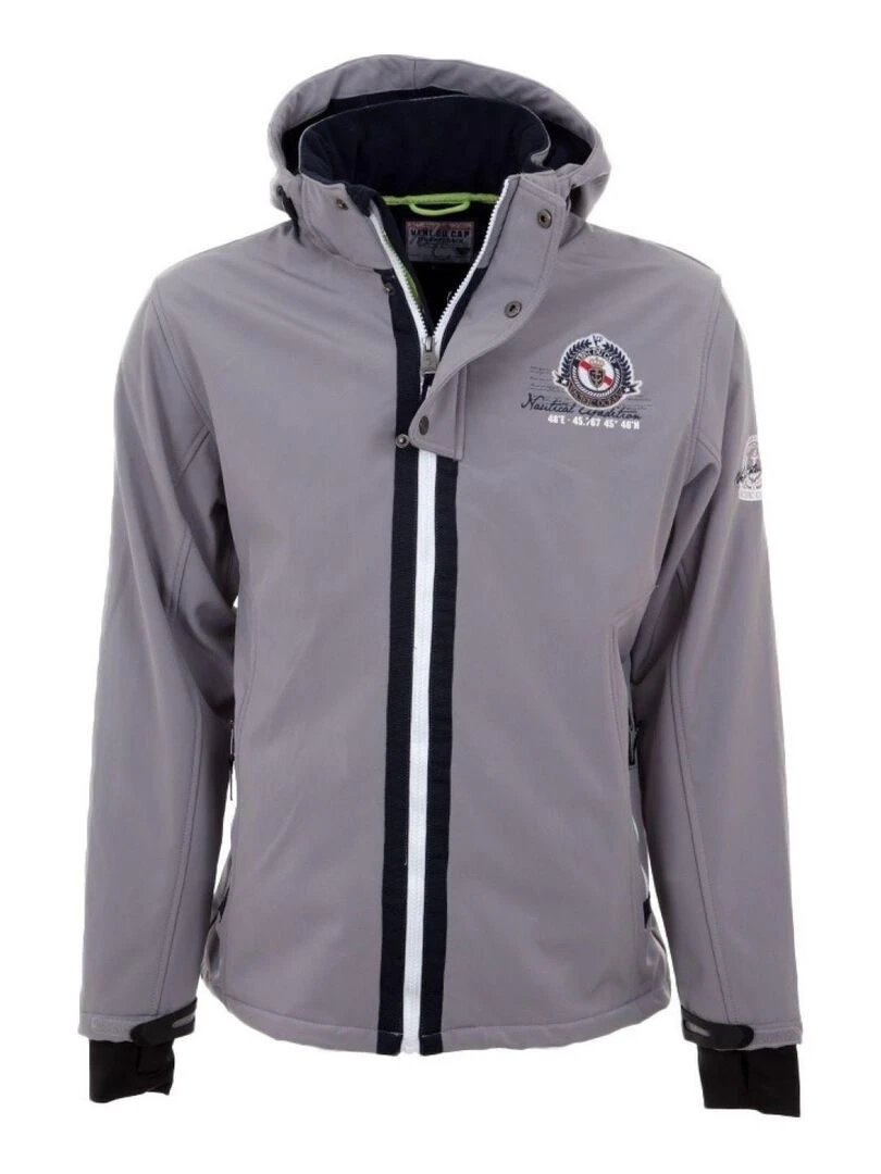 Blouson softshell garçon ECETOM VENT DU CAP Gris