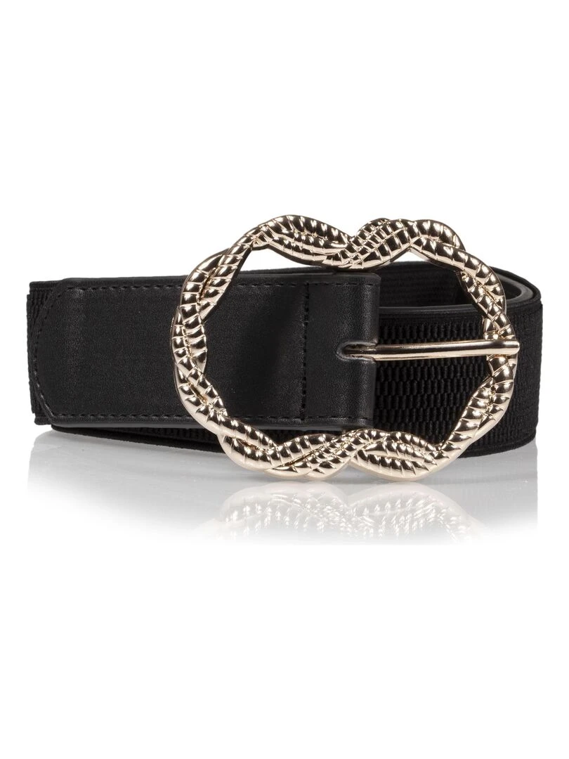 Ceinture Femme Elastique Noir Noir