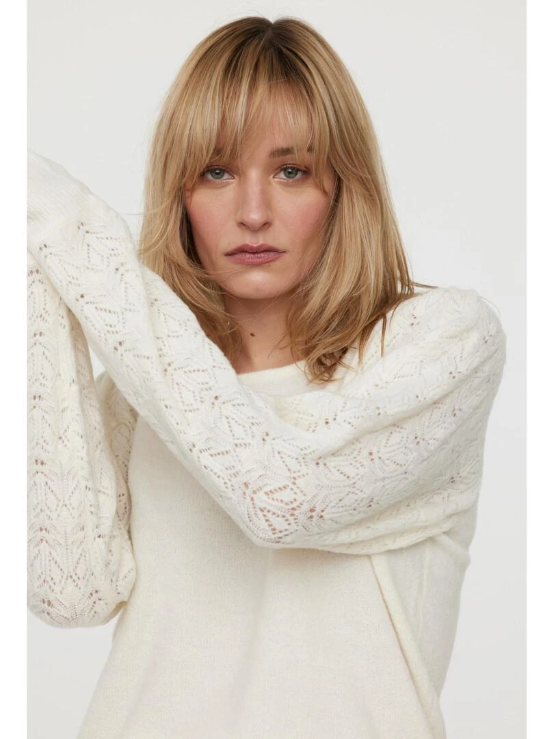 Lee Cooper   Pull manches longues polyester regular CATI   Beige