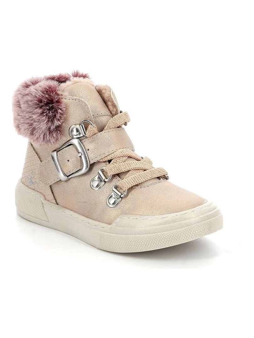Boots Synthetique Arisnow Rose