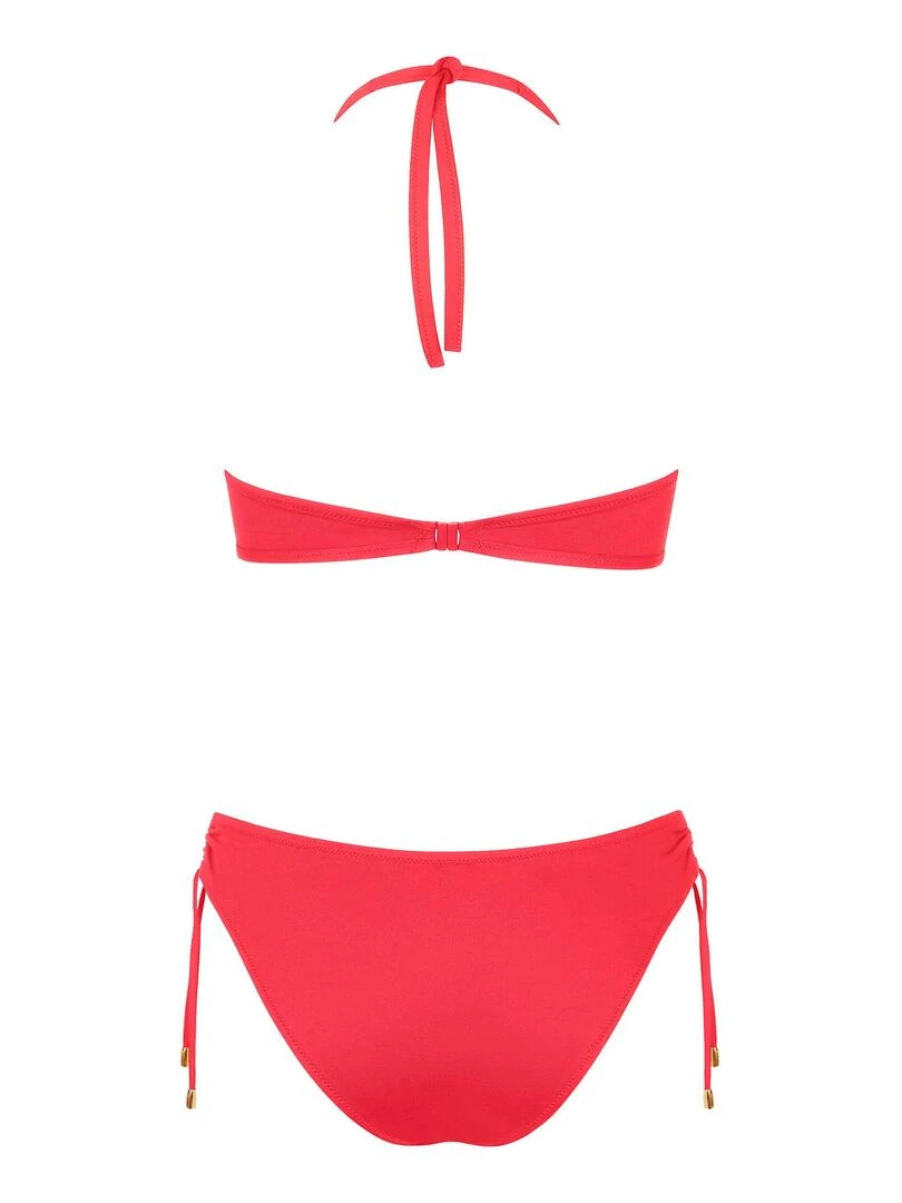Maillot de bain une pièce monokini sans armatures Santorini   Rouge