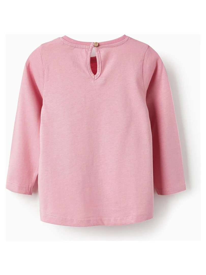Pack 2 T shirts à manches longues pour bébé fille manches courtes THE WAVE TRIBE Beige clair