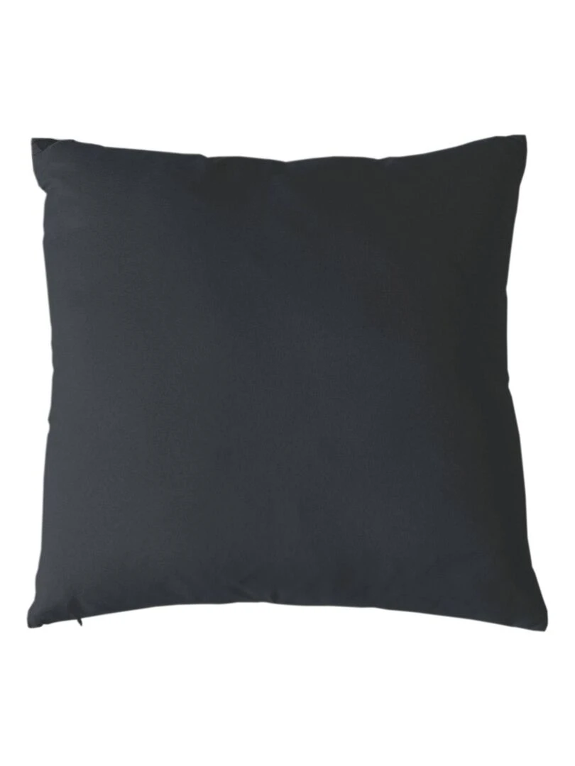 Coussin uni et déhoussable Gris foncé