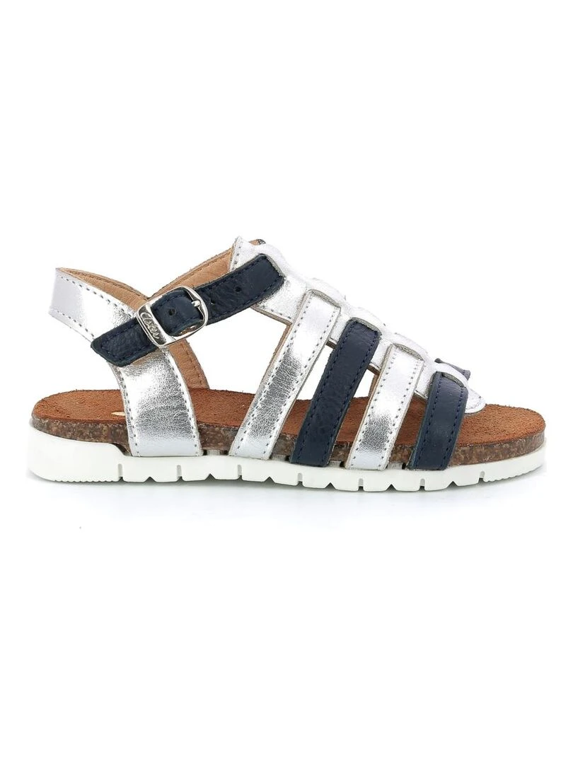 Sandales Cuir Banwa Argent