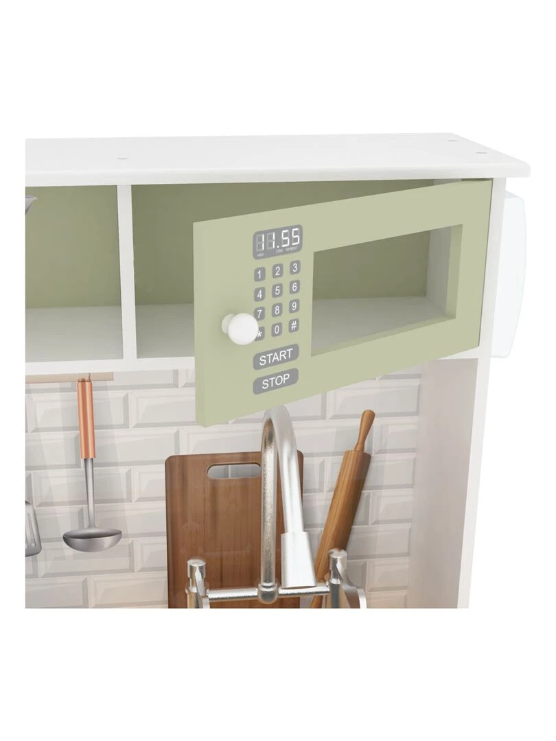 Teamson Kids Cuisine Enfants Little Chef Boston Dinette En Bois Jeux D'Imitation Cuisine   N/A