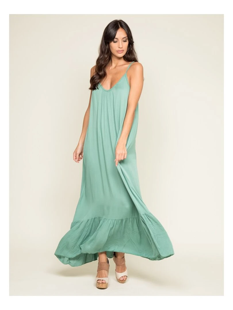 Robe longue ISTYLE Vert