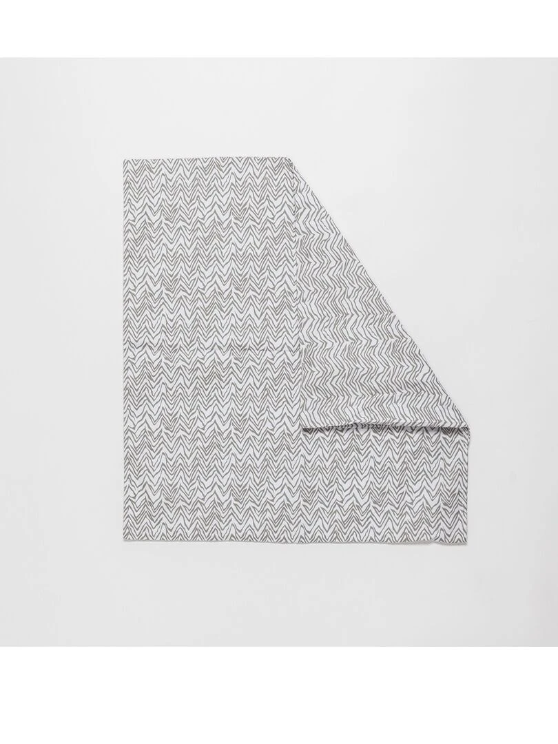 Steff Zèbre housse de couette avec taie Blanc Gris