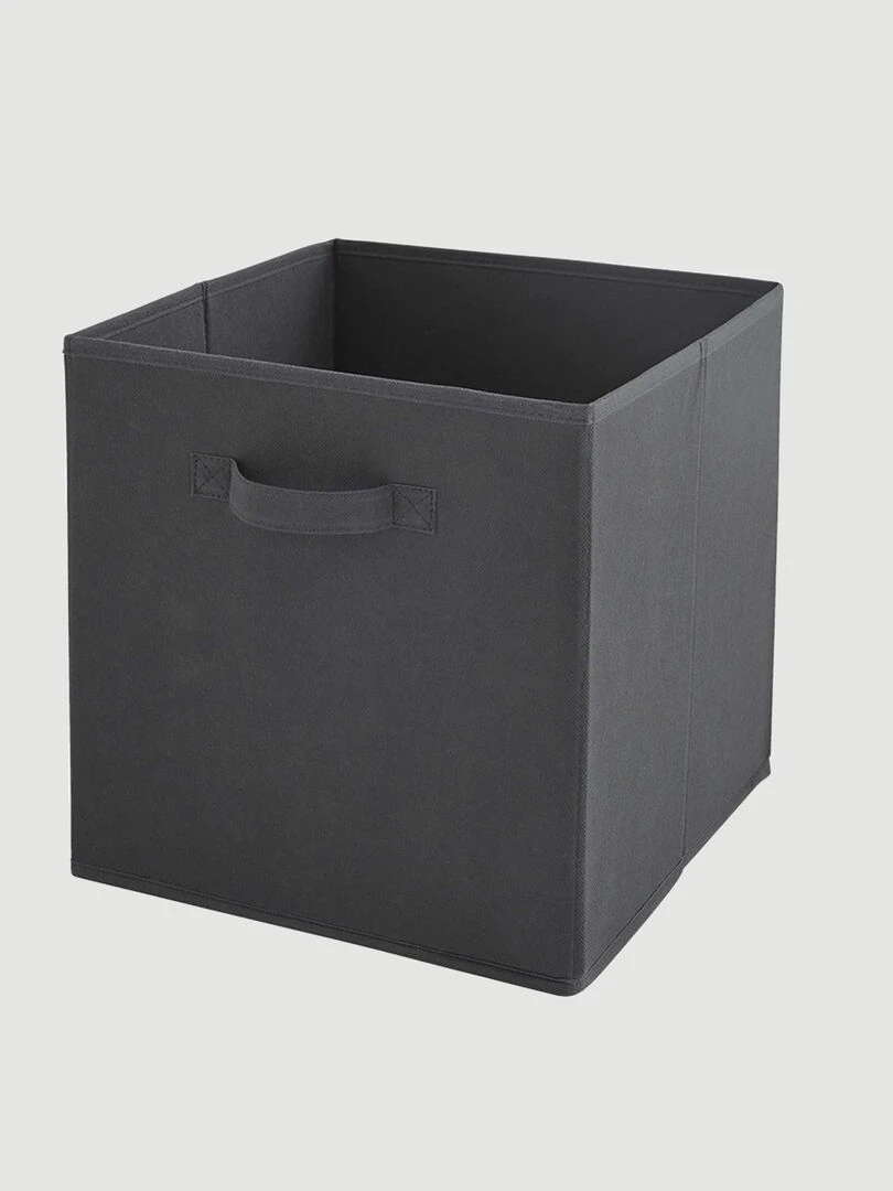 Panier intissé pliable Gris