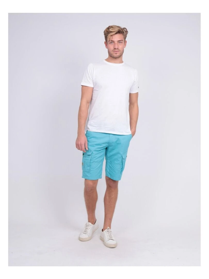 BERMUDA BATTLE BASTAING   Bleu turquoise