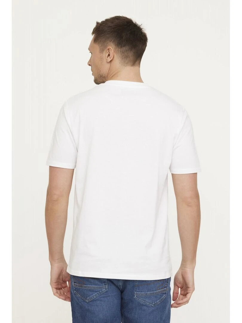 Lee Cooper   T shirt manches courtes coton regular AGINO   Blanc