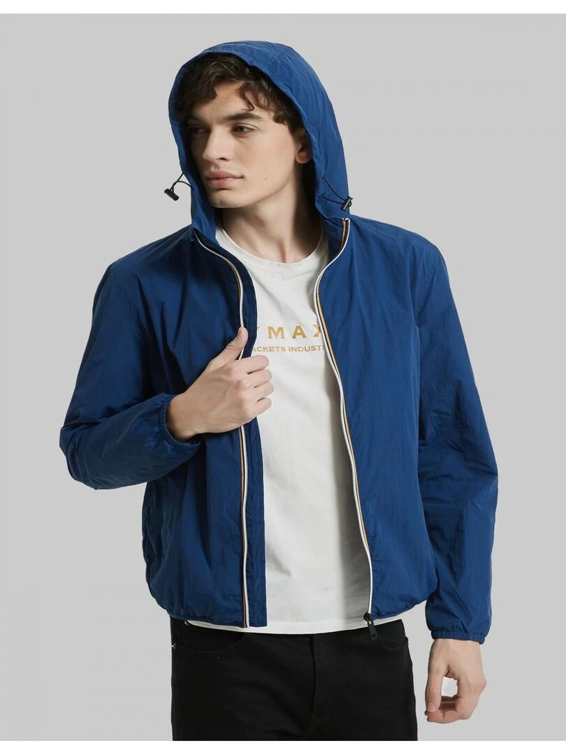 Blouson a Capuche Kebello   Bleu