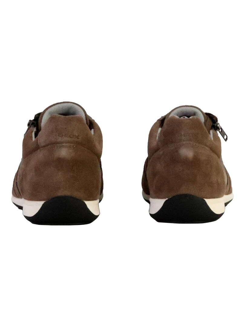 Basket Cuir Geox Ionio   Gris