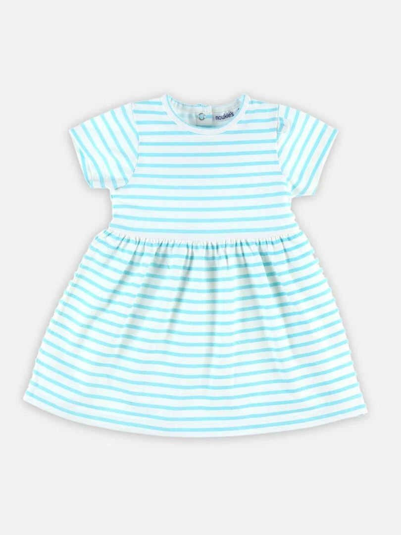 Set robe et legging en coton BIO   Noukie's   Bleu