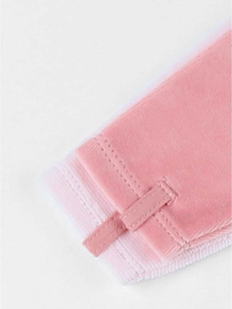 Set de 2 pyjamas 1 pièce en velours  clair/blush   Noukie's   Rose