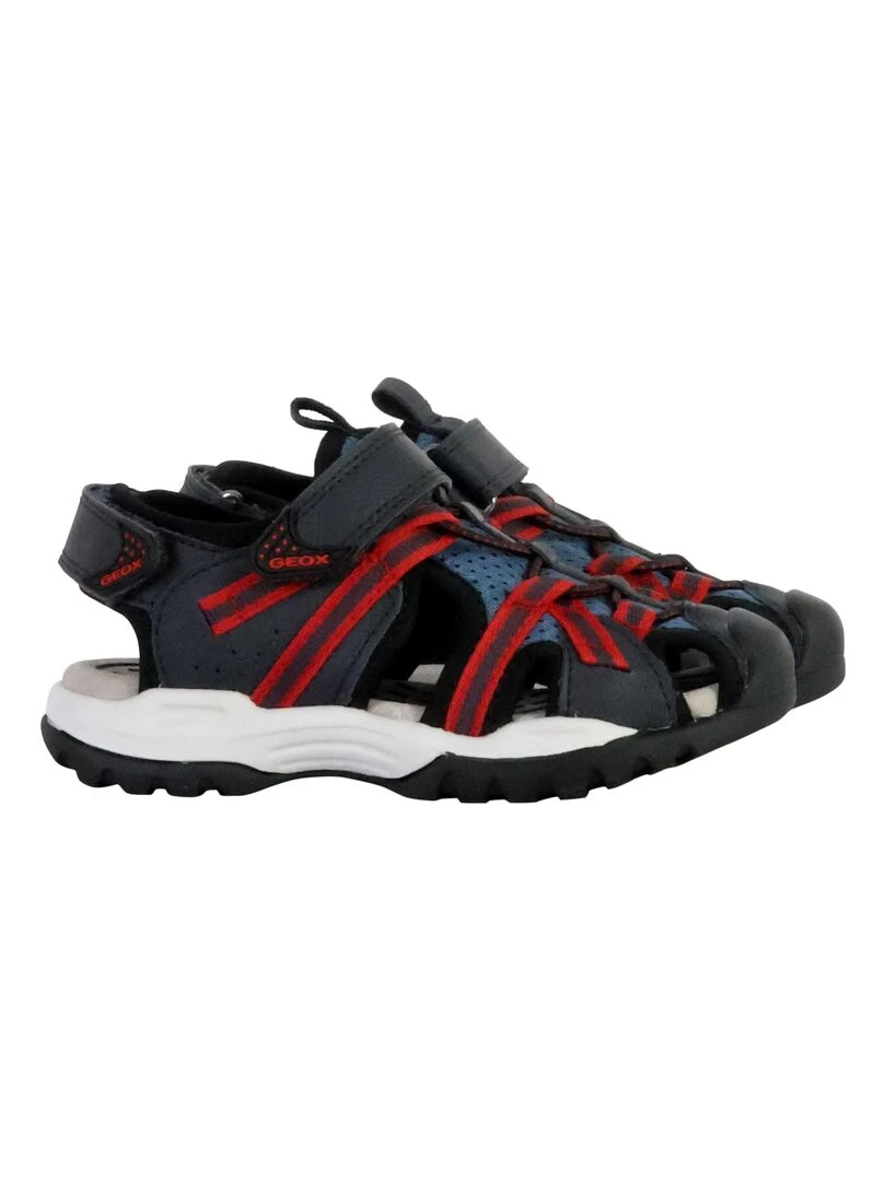 Sandales Cuir Enfant Geox Borealis   Bleu