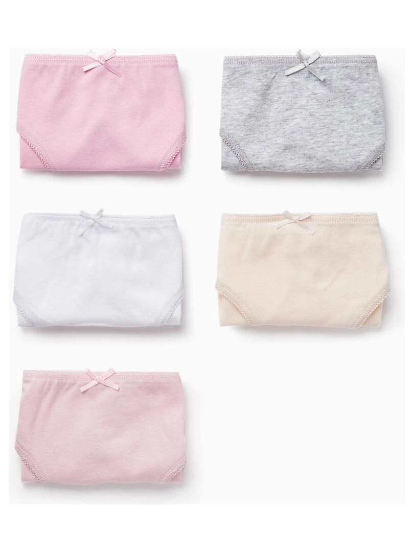Pack 5 Culottes pour Fille ESSENTIALS LINE Multicolore
