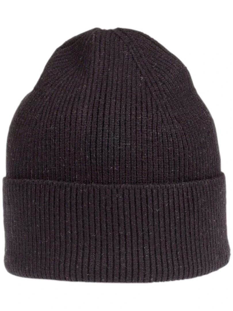 Bonnet Maille Soft Touch Femme Noir Noir
